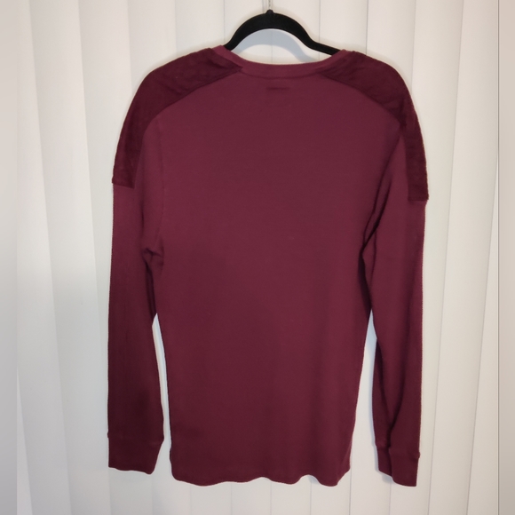 Guess Burgundy Long Sleeve Thermal Size XXL - Picture 2 of 3
